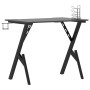 Escritorio gaming con patas en forma de Y negro 90x60x75 cm de vidaXL, Escritorios - Ref: Foro24-325404, Precio: 109,01 €, De...