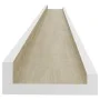 Wall shelves 4 units white and Sonoma oak 115x9x3 cm by vidaXL, Shelves and shelves - Ref: Foro24-326698, Price: 37,64 €, Dis...