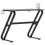 Gaming-Schreibtisch mit ZZ-förmigen Beinen schwarz 90x60x75 cm von vidaXL, Schreibtische - Ref: Foro24-325410, Preis: 110,34 ...