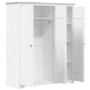 Schrank BODO aus massiver Kiefer in Weiß 146x53,5x173 cm von vidaXL, Kleiderschränke - Ref: Foro24-355062, Preis: 400,69 €, R...