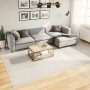 Alfombra de pelo corto look escandinavo IZA crema 240x340 cm