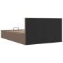 Cama canapé hidráulica almacenaje sin colchón taupe 120x200 cm