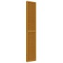 Biombo separador de 5 paneles madera maciza paulownia marrón