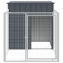 Hundehütte mit korralgrauem verzinktem Stahl 110x201x110 cm von vidaXL, Hundehütten - Ref: Foro24-172357, Preis: 201,48 €, Ra...