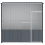 Anthracite gray galvanized steel bird cage 215x78x200 cm by vidaXL, Feet and bird cages - Ref: Foro24-172344, Price: 318,86 €...