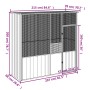 Anthracite gray galvanized steel bird cage 215x78x200 cm by vidaXL, Feet and bird cages - Ref: Foro24-172344, Price: 318,86 €...