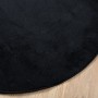 Alfombra de pelo corto OVIEDO negro Ø 200 cm