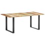 Massivholz-Esstisch aus recyceltem Holz 180x90x76 cm von vidaXL, Küchen- und Esstische - Ref: Foro24-285830, Preis: 291,22 €,...