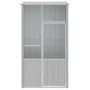 Gray galvanized steel bird cage 115x78x200 cm by vidaXL, Feet and bird cages - Ref: Foro24-172343, Price: 213,37 €, Discount: %