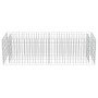 Gabionenbett aus Stahl 180x50x50 cm von vidaXL, Töpfe und Pflanzgefäße - Ref: Foro24-143559, Preis: 63,34 €, Rabatt: %