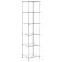 Shelving 6 levels transparent tempered glass 40x40x160 cm by vidaXL, Bookcases and shelves - Ref: Foro24-249507, Price: 84,69...