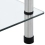 Shelving 6 levels transparent tempered glass 40x40x160 cm by vidaXL, Bookcases and shelves - Ref: Foro24-249507, Price: 86,84...