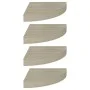 Corner floating shelf 4 pcs MDF oak 25x25x3.8 cm by vidaXL, Shelves and shelves - Ref: Foro24-323906, Price: 44,15 €, Discoun...