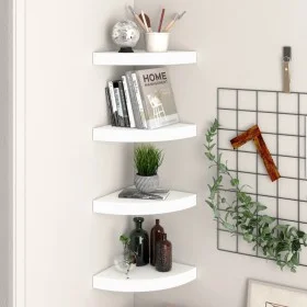 Schwebende Wandregale 4 Stück MDF weiß 25x25x3,8 cm von vidaXL, Regale und Regale - Ref: Foro24-323897, Preis: 43,61 €, Rabat...