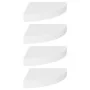 Floating wall shelves 4 pcs MDF white 25x25x3.8 cm by vidaXL, Shelves and shelves - Ref: Foro24-323897, Price: 43,61 €, Disco...