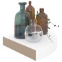 Schwebendes Wandregal 2 Stück MDF glänzend weiß 25x25x3,8 cm von vidaXL, Regale und Regale - Ref: Foro24-323887, Preis: 30,96...