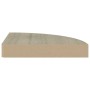 Eckregale 2 Stück MDF-Eiche 25x25x3,8 cm von vidaXL, Regale und Regale - Ref: Foro24-323905, Preis: 32,26 €, Rabatt: %
