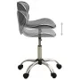 323678 Salon Spa Hocker Grau Kunstleder von vidaXL, Friseurstühle - Ref: Foro24-323678, Preis: 82,81 €, Rabatt: %