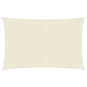 Cream-colored HDPE sail shade 160 g/m² 5x6 m by vidaXL, Umbrellas - Ref: Foro24-311191, Price: 69,87 €, Discount: %