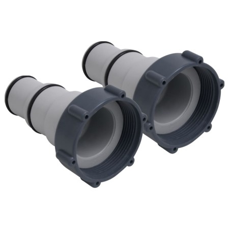Adapter für Poolschlauch 2 Stück Kunststoff von vidaXL, Pool- und Spa-Zubehör - Ref: Foro24-92803, Preis: 14,41 €, Rabatt: %