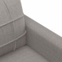 Sofá de 2 plazas de tela gris taupé 120 cm