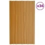 Panel de tejado acero galvanizado color madera 36 uds 80x45 cm de vidaXL, Techo - Ref: Foro24-317208, Precio: 115,83 €, Descu...