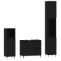 Juego de muebles de baño 3 pzas madera contrachapada negro de vidaXL, Muebles de baño - Ref: Foro24-3190214, Precio: 188,30 €...