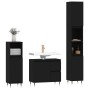 Juego de muebles de baño 3 pzas madera contrachapada negro de vidaXL, Muebles de baño - Ref: Foro24-3190214, Precio: 191,13 €