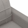 Sofá de 3 plazas de tela gris taupe 180 cm