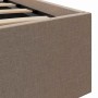 Cama canapé hidráulica almacenaje sin colchón taupe 100x200cm