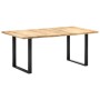 Esstisch aus massivem Mangoholz, 180 x 90 x 76 cm von vidaXL, Küchen- und Esstische - Ref: Foro24-285831, Preis: 316,10 €, Ra...