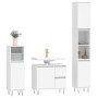 3-teiliges Badezimmermöbelset aus weißem Sperrholz von vidaXL, Badezimmermöbel - Ref: Foro24-3190221, Preis: 205,22 €, Rabatt: %