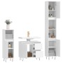 3-teiliges Badezimmermöbelset aus weißem Sperrholz von vidaXL, Badezimmermöbel - Ref: Foro24-3190221, Preis: 205,22 €, Rabatt: %