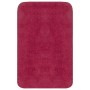 Conjunto de alfombrillas de baño de tela 3 piezas fucsia