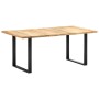 Esstisch aus massivem Mangoholz, 180 x 90 x 76 cm von vidaXL, Küchen- und Esstische - Ref: Foro24-285831, Preis: 316,10 €, Ra...