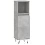 2-teiliges Badezimmermöbelset aus betongrauem Sperrholz von vidaXL, Badezimmermöbel - Ref: Foro24-3190225, Preis: 182,63 €, R...