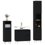 Juego de muebles de baño 3 pzas madera contrachapada negro de vidaXL, Muebles de baño - Ref: Foro24-3190222, Precio: 207,09 €
