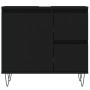 Juego de muebles de baño 3 pzas madera contrachapada negro de vidaXL, Muebles de baño - Ref: Foro24-3190222, Precio: 207,09 €