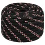 Schwarzes Polypropylen-Bootsseil 20 mm 50 m von vidaXL, Seile und Metallschnüre - Ref: Foro24-152368, Preis: 68,91 €, Rabatt: %