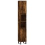 3-piece bathroom furniture set smoked oak plywood by vidaXL, Bathroom furniture - Ref: Foro24-3190234, Price: 198,89 €, Disco...