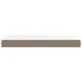 Pocket spring mattress taupe gray fabric 100x200x20 cm by vidaXL, Mattresses - Ref: Foro24-347738, Price: 185,72 €, Discount: %