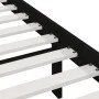 Estructura de cama madera maciza de pino negro 75x190 cm de vidaXL, Camas y somieres - Ref: Foro24-3100987, Precio: 121,80 €,...