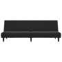 Sofá cama de 2 plazas terciopelo negro