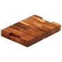 Tabla de cortar madera maciza de acacia 30x21x4 cm