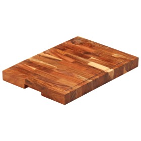 Tabla de cortar madera maciza de acacia 42x30x4 cm
