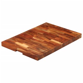 Tabla de cortar madera maciza de acacia 60x42x4 cm