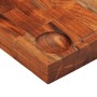 Tabla de cortar madera maciza de acacia 60x42x4 cm