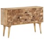 Aparador de madera maciza de mango 110x30x70 cm
