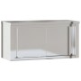 Armario de pared de cocina puertas correderas acero inoxidable
