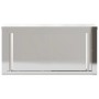 Armario de pared de cocina puertas correderas acero inoxidable